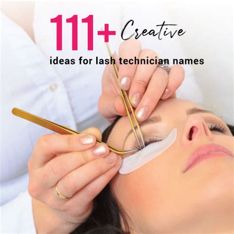 10 Creative Lash Tech Names