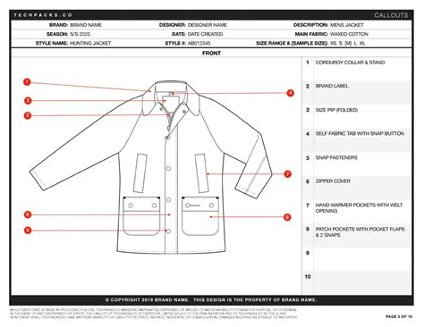 5 Essential Elements Of A Fashion Tech Pack Template