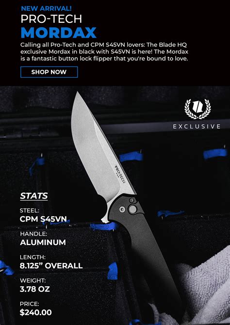 5 Pro-Tech Mordax Knives For Sale Now