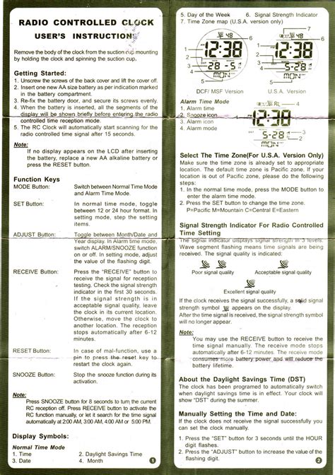 5 Tips For Ken Tech Clock Manual