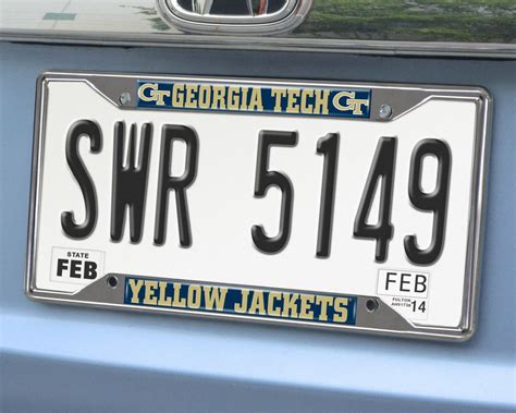 5 Ways To Get A Ga Tech License Plate