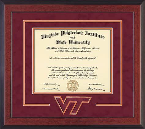 5 Ways To Showcase Virginia Tech Diploma Frames