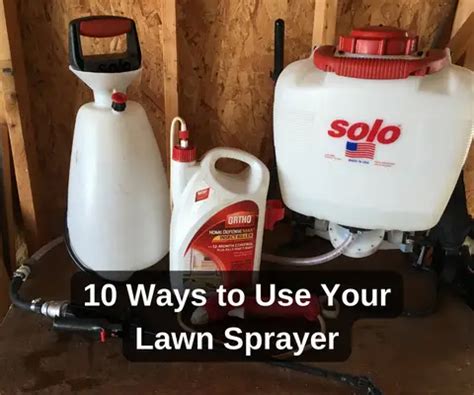 5 Ways To Use A Spray Tech Sprayer