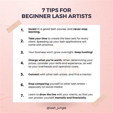 7 Essential Tips For Beginner Lash Techs