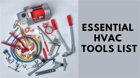 7 Essential Tools For Hvac Techs