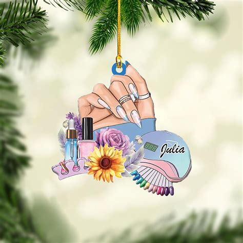 7 Nail Tech Christmas Ornament Ideas