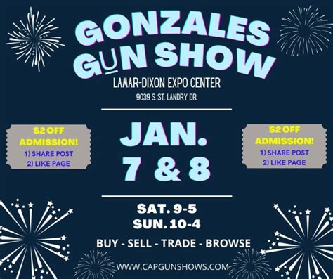 7 Reasons To Visit Gonzales La Gun Show