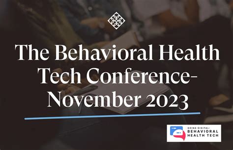 Behavioral Health Tech Conference Insights And Innovations