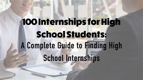 Best Tech Internships For High School Students To Apply