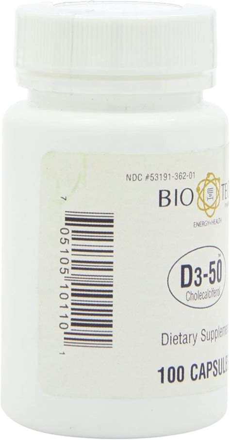 Bio Tech D3-50: Unlocking Vitamin D3 Supplement Benefits