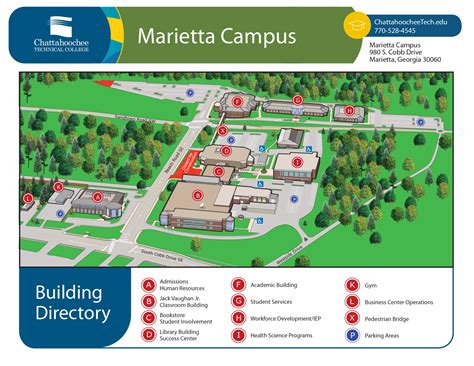 Chattahoochee Tech Marietta Campus Map And Directions