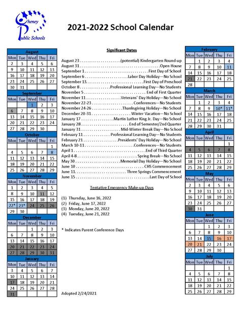 Cheney Tech Calendar: Stay Connected And Informed