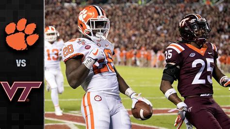 Clemson Vs Virginia Tech Football Rivalry Showdown