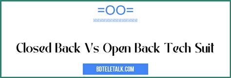 Closed Back Vs Open Back Tech Suit: Which Is Best