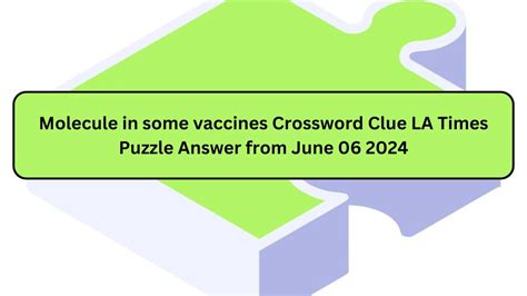 Covid Vaccine Base Crossword Clues And Answers