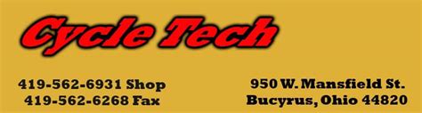 Cycle Tech Bucyrus Ohio Bike Shop Services