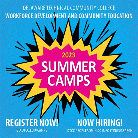 Delaware Tech Summer Camps For Kids And Teens