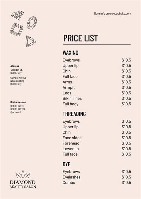 Delta Tech Cosmetology Salon Price List Revealed