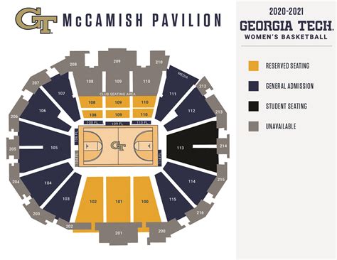 Georgia Tech Basketball Seating Chart Guide