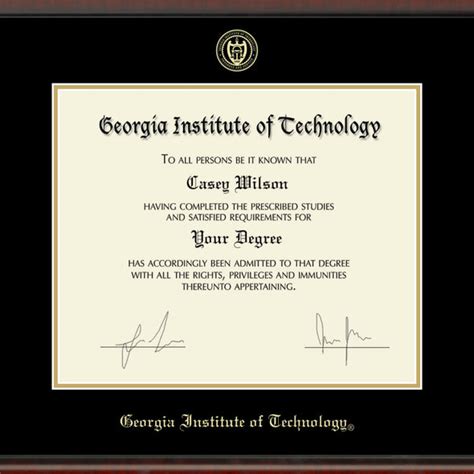 Georgia Tech Diploma Frame: Display Your Achievement