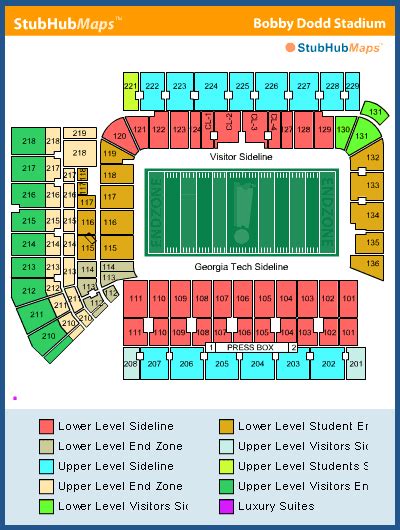 Georgia Tech Football Stadium Seating Chart Guide