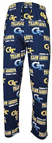 Georgia Tech Pajama Pants For Yellow Jackets Fans