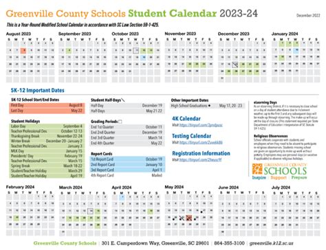 Greenville Tech Course Schedule Information And Enrollment Dates