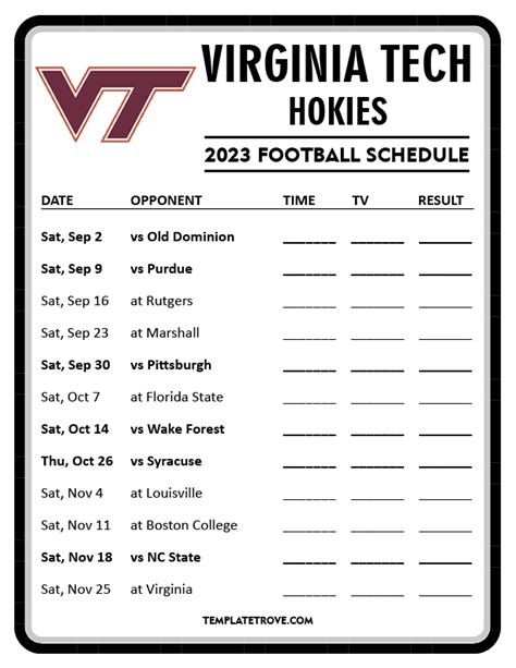 Hokies Lacrosse Schedule