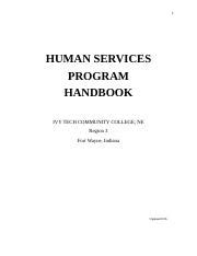 Ivy Tech Human Services Program Overview