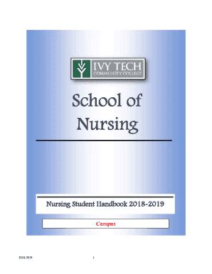 Ivy Tech Nursing Student Handbook Guide