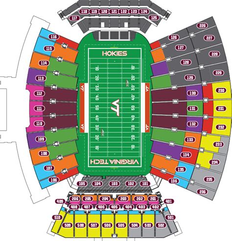 Lane Stadium Seating Chart And Guide