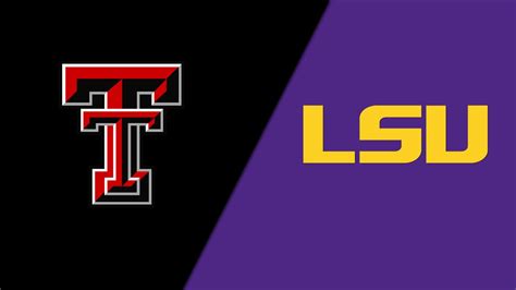 Lsu Vs Texas Tech Football: Battle Of The South