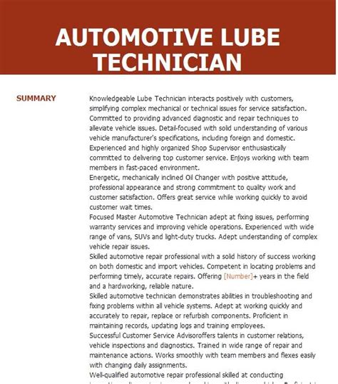 Lube Tech Careers: High-Octane Jobs For The Modern Mechanic