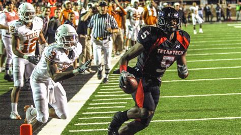 Michael Crabtree Texas Tech Red Raiders Jersey Tribute