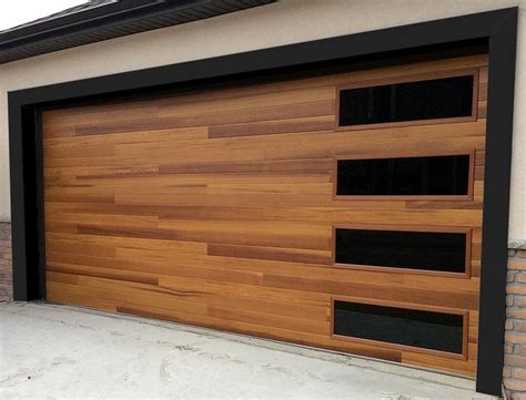 Modern New Tech Wood Garage Door Designs Revealed