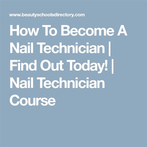 Nail Tech School Cost And Requirements