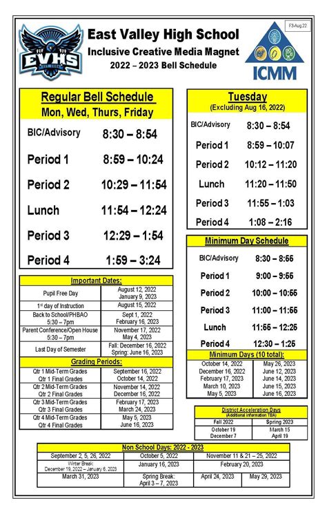 New Tech High School Bell Schedule: A New Era