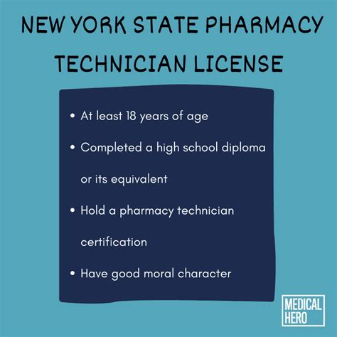 Nys Pharmacy Technician License Requirements And Application Guide