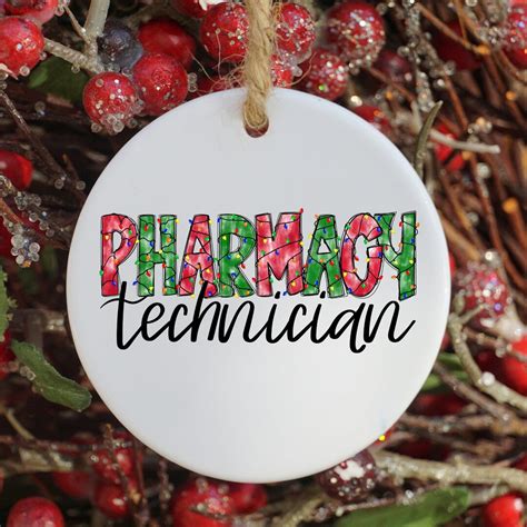 Pharmacy Tech Ornament Ideas For Professionals