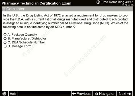 Pharmacy Tech Practice Test Prep With Quizlet