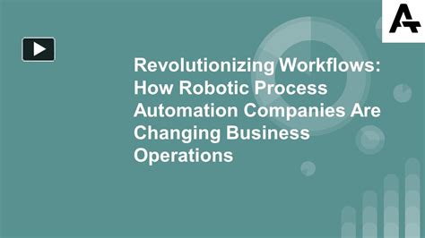 Revolutionizing Workflows: The Power Of Tech Automation