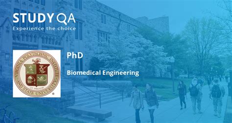 Rhodes Phd In Biomedical Engineering At Virginia Tech