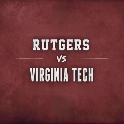 Rutgers Vs Virginia Tech Spread Analysis