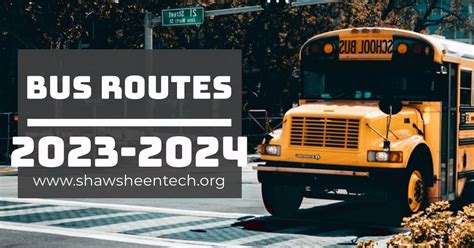 Shawsheen Tech Bus Routes Information And Schedules