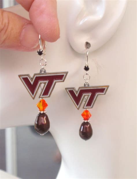 Show Your Hokie Pride With Virginia Tech Earrings