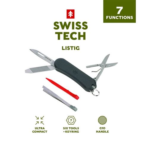 Swiss Tech Pocket Knife Ultimate Utility Tool