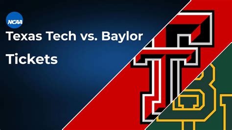 Texas Tech Vs Baylor Football Tickets Now On Sale