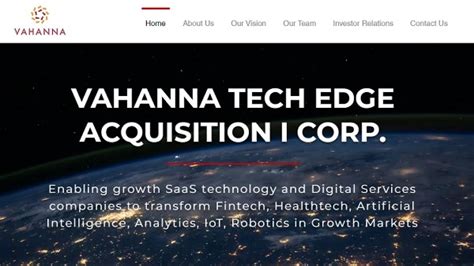 Vahanna Tech Acquires Edge Acquisition I Corp