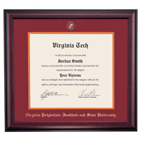 Virginia Tech Diploma Size: 3 Essential Details