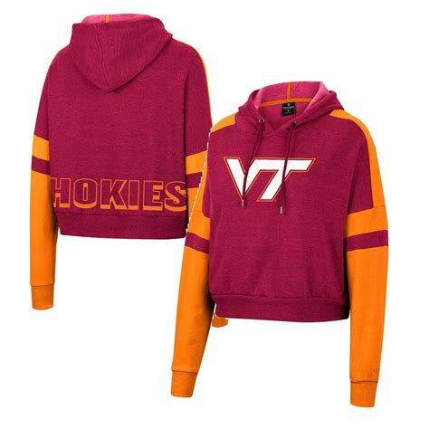 Virginia Tech Hokies Crop Top Sweatshirts